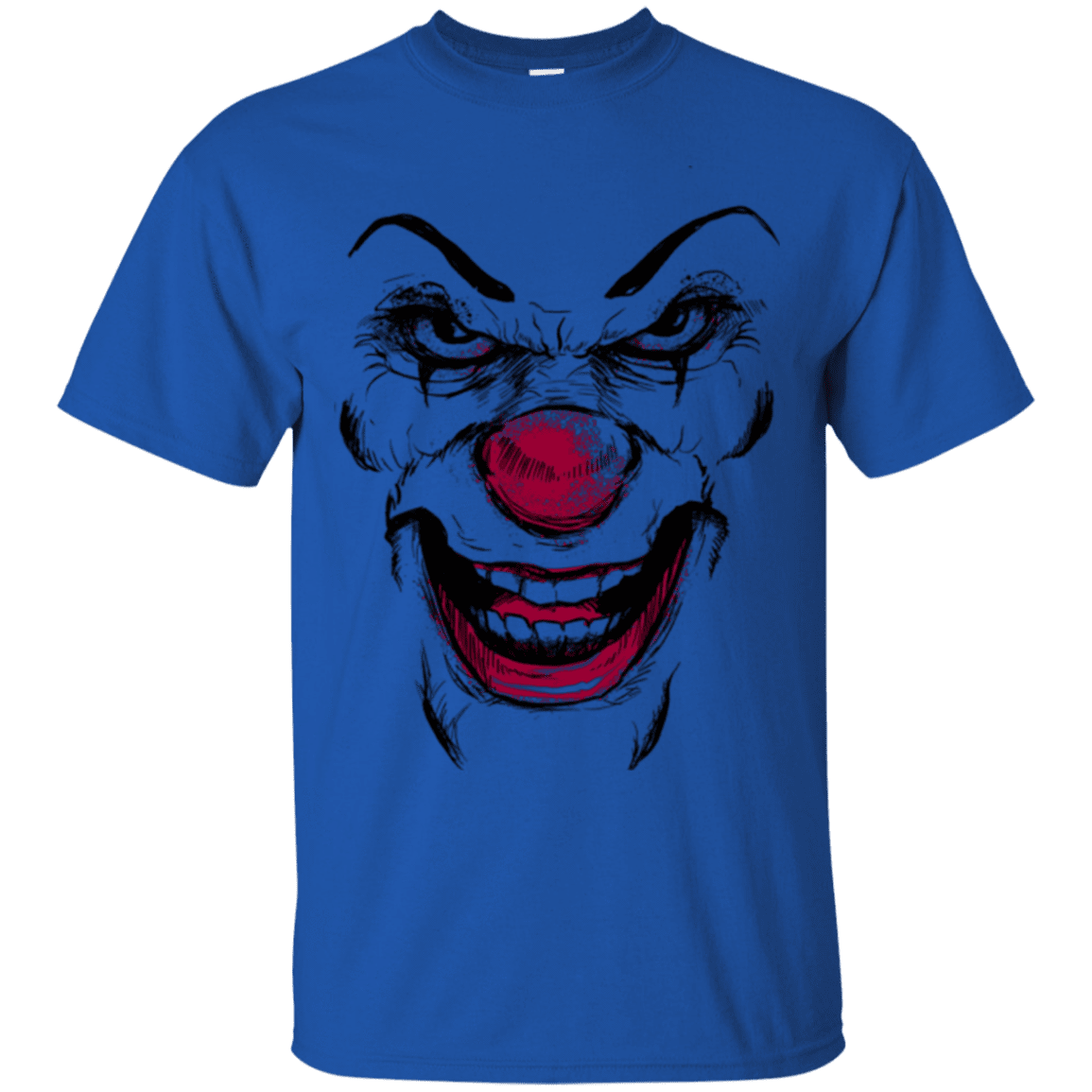 T-Shirts Royal / Small Clown Face T-Shirt