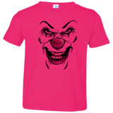 T-Shirts Hot Pink / 2T Clown Face Toddler Premium T-Shirt