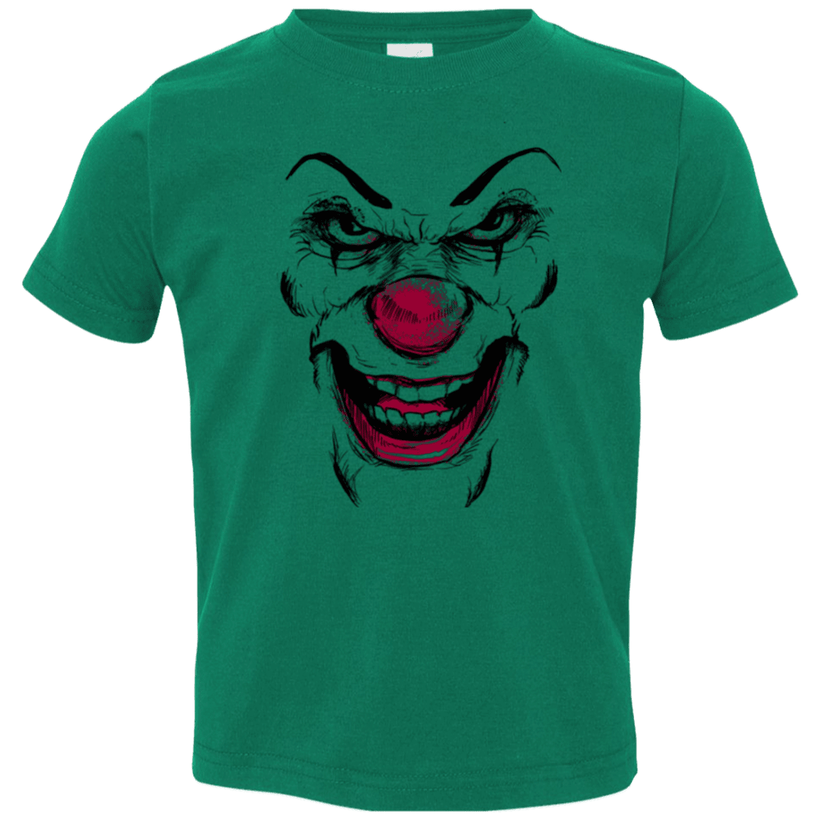 T-Shirts Kelly / 2T Clown Face Toddler Premium T-Shirt