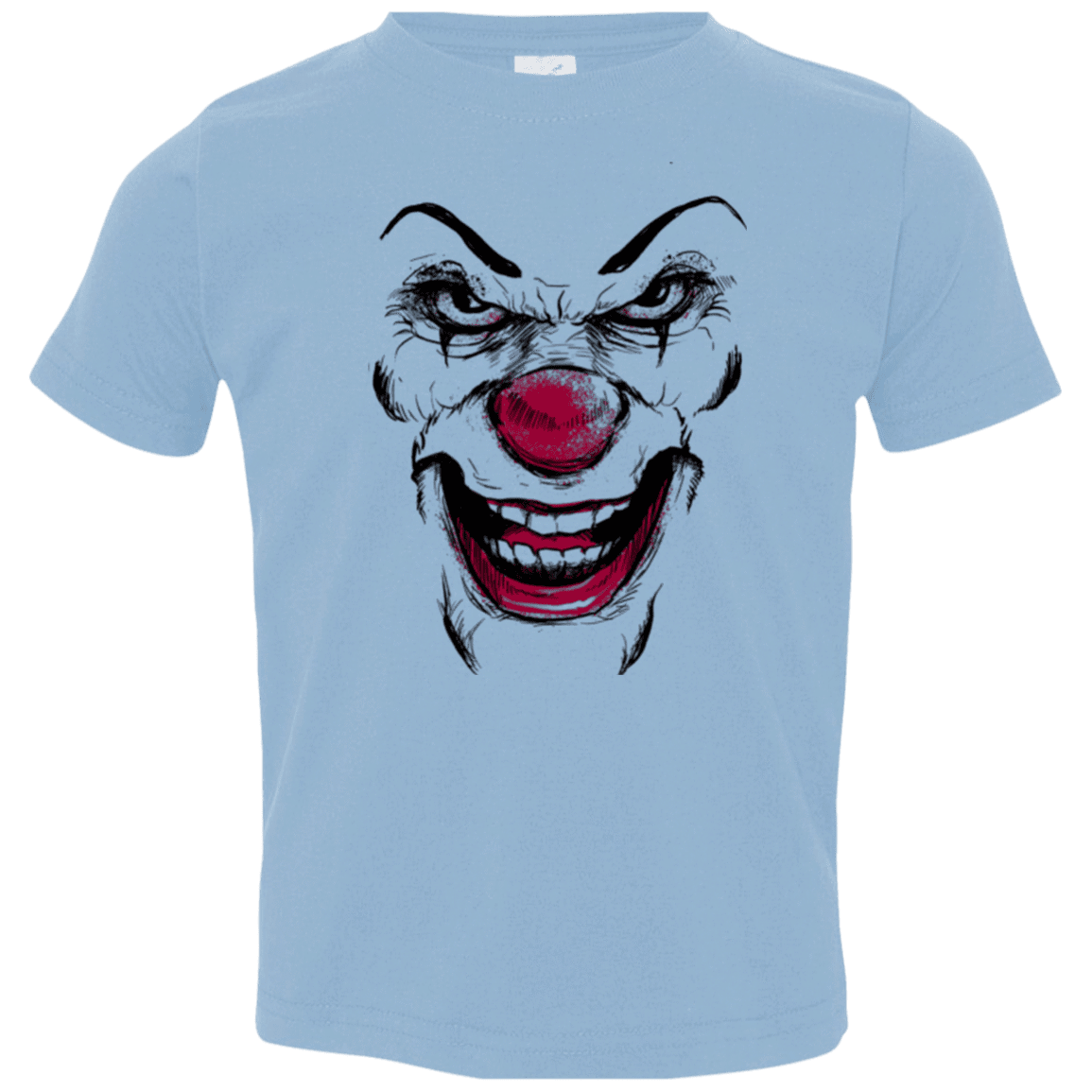 T-Shirts Light Blue / 2T Clown Face Toddler Premium T-Shirt