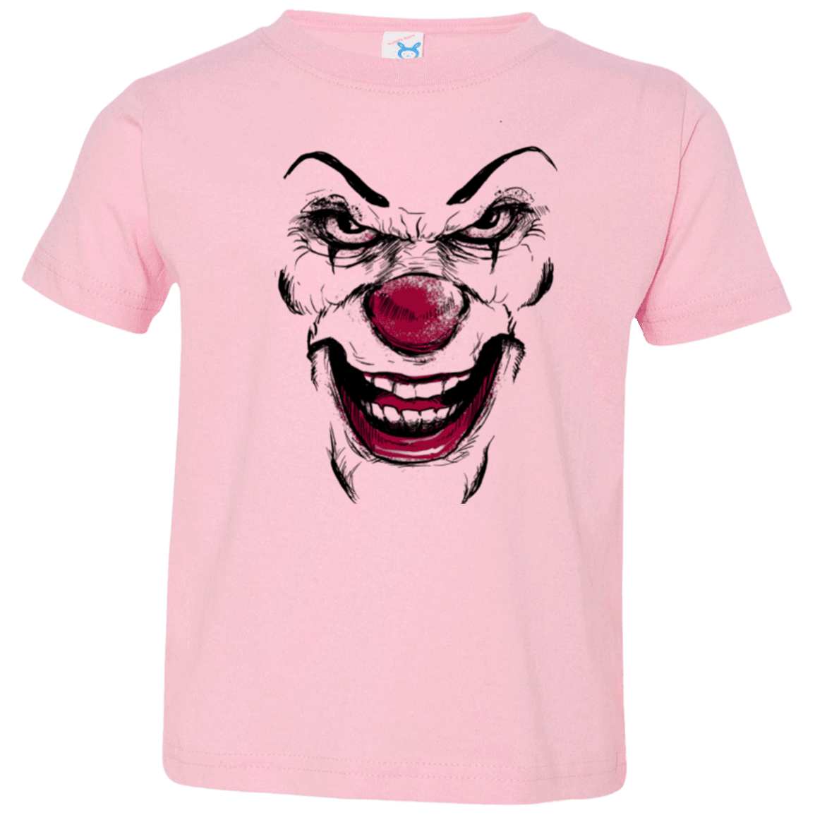 T-Shirts Pink / 2T Clown Face Toddler Premium T-Shirt