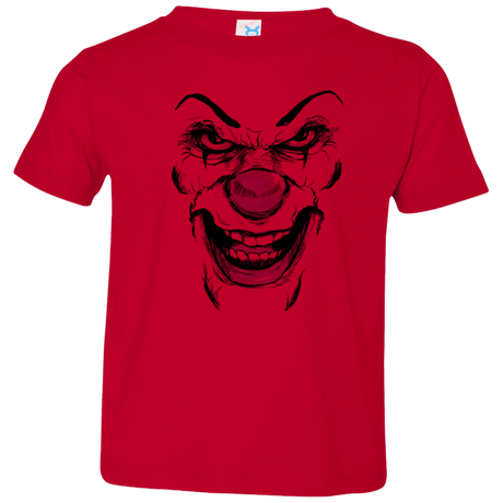 T-Shirts Red / 2T Clown Face Toddler Premium T-Shirt