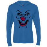 T-Shirts Vintage Royal / X-Small Clown Face Triblend Long Sleeve Hoodie Tee