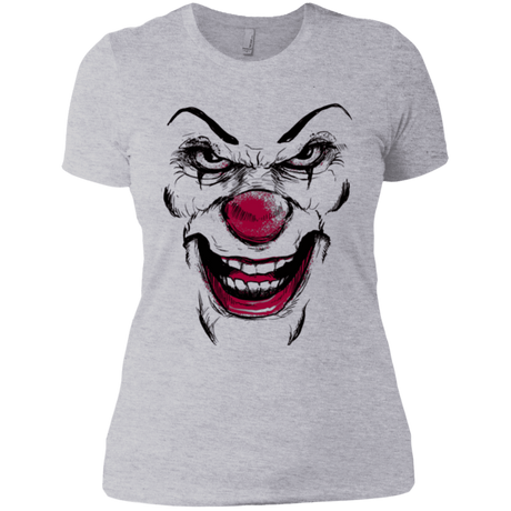 T-Shirts Heather Grey / X-Small Clown Face Women's Premium T-Shirt