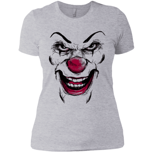 T-Shirts Heather Grey / X-Small Clown Face Women's Premium T-Shirt