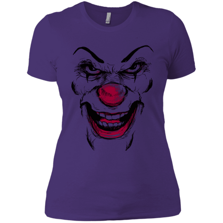 T-Shirts Purple / X-Small Clown Face Women's Premium T-Shirt