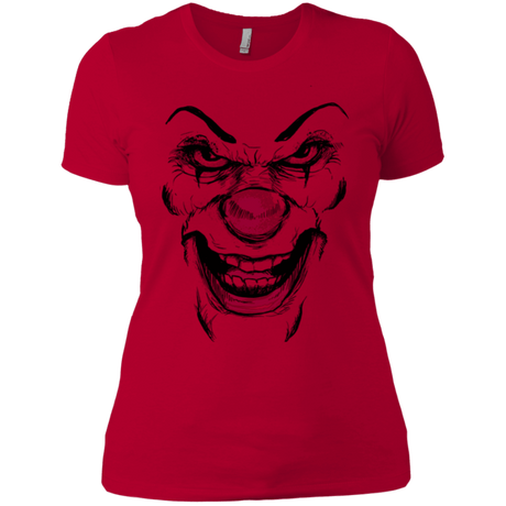 T-Shirts Red / X-Small Clown Face Women's Premium T-Shirt