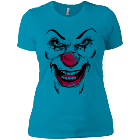 T-Shirts Turquoise / X-Small Clown Face Women's Premium T-Shirt