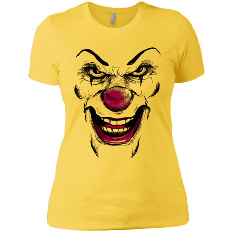 T-Shirts Vibrant Yellow / X-Small Clown Face Women's Premium T-Shirt