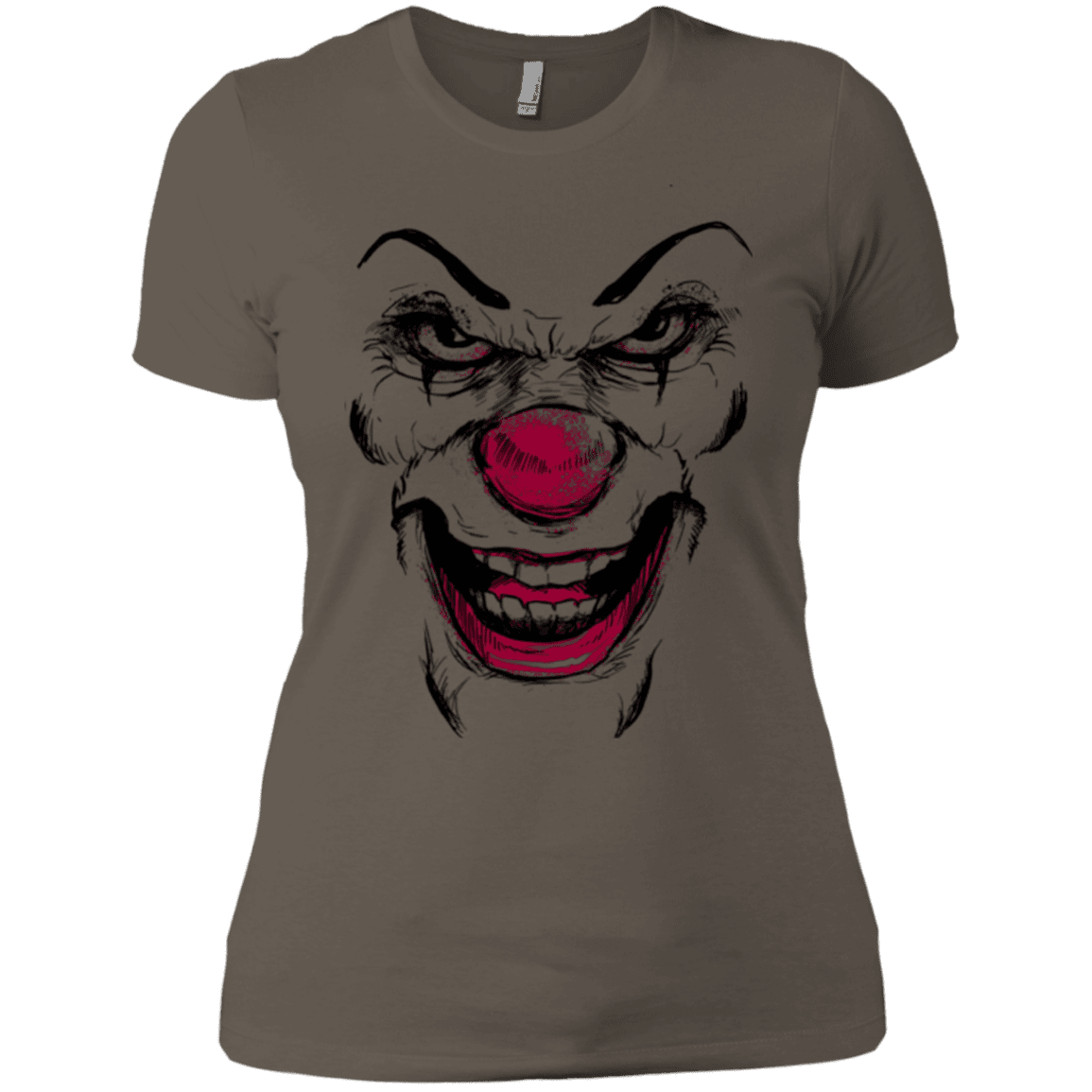 T-Shirts Warm Grey / X-Small Clown Face Women's Premium T-Shirt