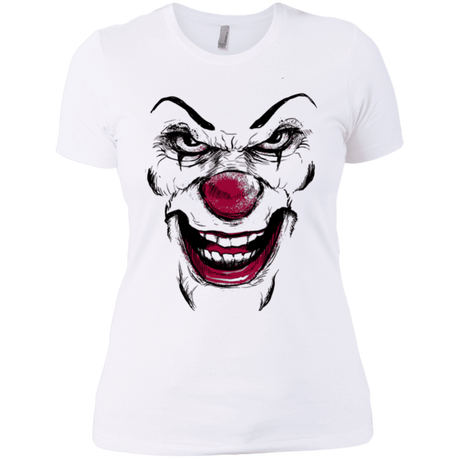 T-Shirts White / X-Small Clown Face Women's Premium T-Shirt