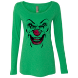 T-Shirts Envy / Small Clown Face Women's Triblend Long Sleeve Shirt