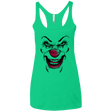 T-Shirts Envy / X-Small Clown Face Women's Triblend Racerback Tank