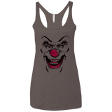 T-Shirts Macchiato / X-Small Clown Face Women's Triblend Racerback Tank
