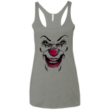 T-Shirts Venetian Grey / X-Small Clown Face Women's Triblend Racerback Tank