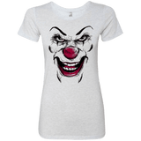 T-Shirts Heather White / Small Clown Face Women's Triblend T-Shirt