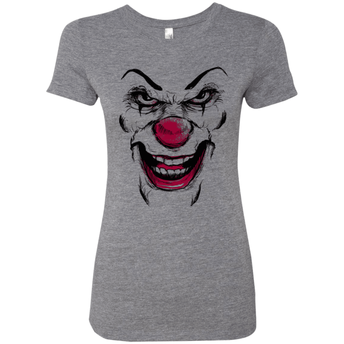 T-Shirts Premium Heather / Small Clown Face Women's Triblend T-Shirt