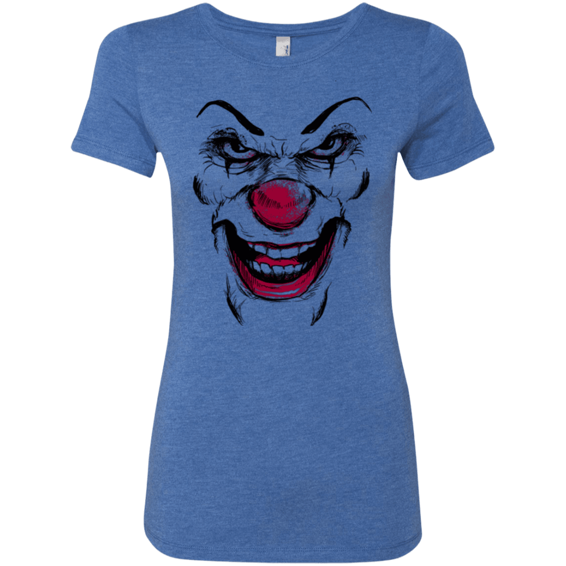 T-Shirts Vintage Royal / Small Clown Face Women's Triblend T-Shirt