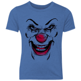 T-Shirts Vintage Royal / YXS Clown Face Youth Triblend T-Shirt