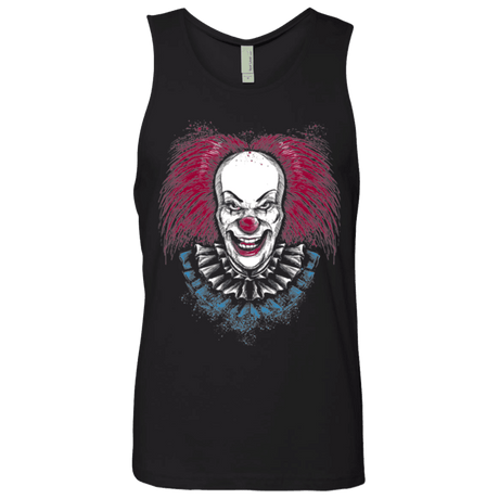 T-Shirts Black / Small Clown Horror Men's Premium Tank Top