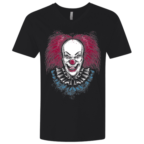 T-Shirts Black / X-Small Clown Horror Men's Premium V-Neck