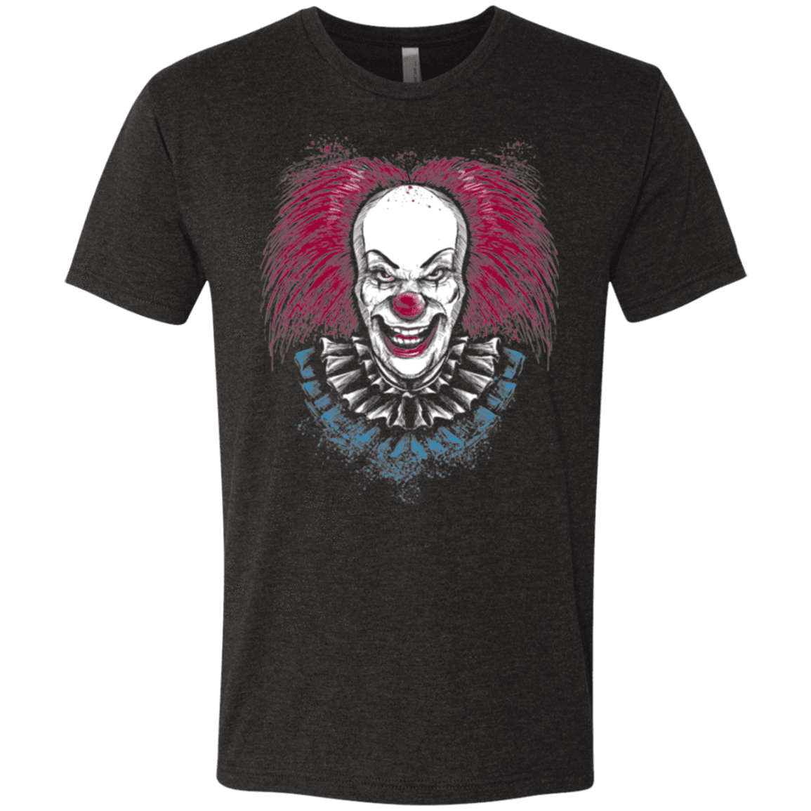 T-Shirts Vintage Black / Small Clown Horror Men's Triblend T-Shirt