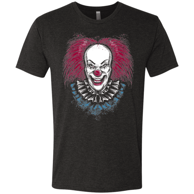 T-Shirts Vintage Black / Small Clown Horror Men's Triblend T-Shirt
