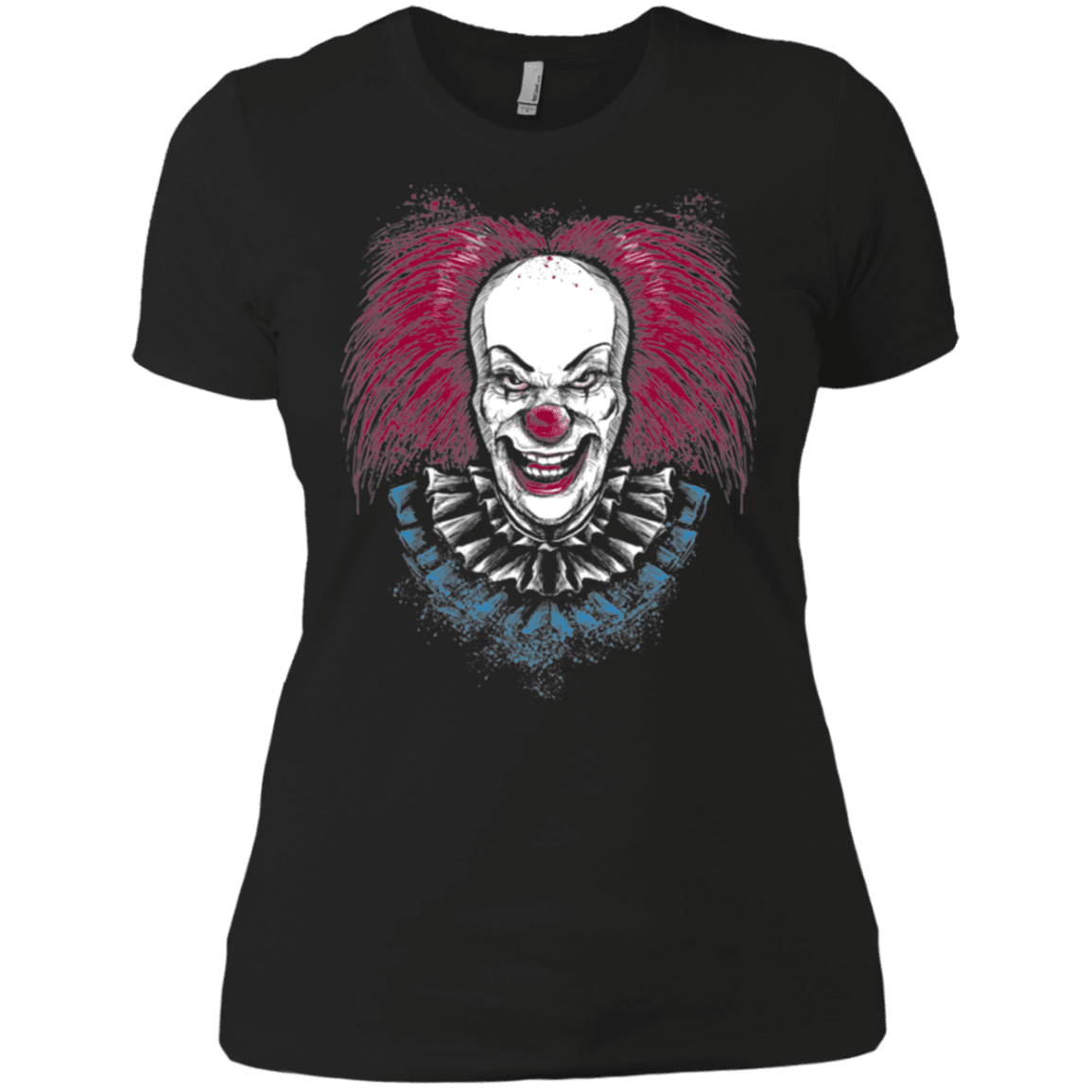 T-Shirts Black / X-Small Clown Horror Women's Premium T-Shirt