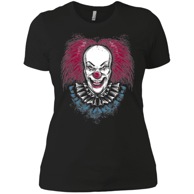 T-Shirts Black / X-Small Clown Horror Women's Premium T-Shirt