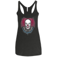 T-Shirts Vintage Black / X-Small Clown Horror Women's Triblend Racerback Tank