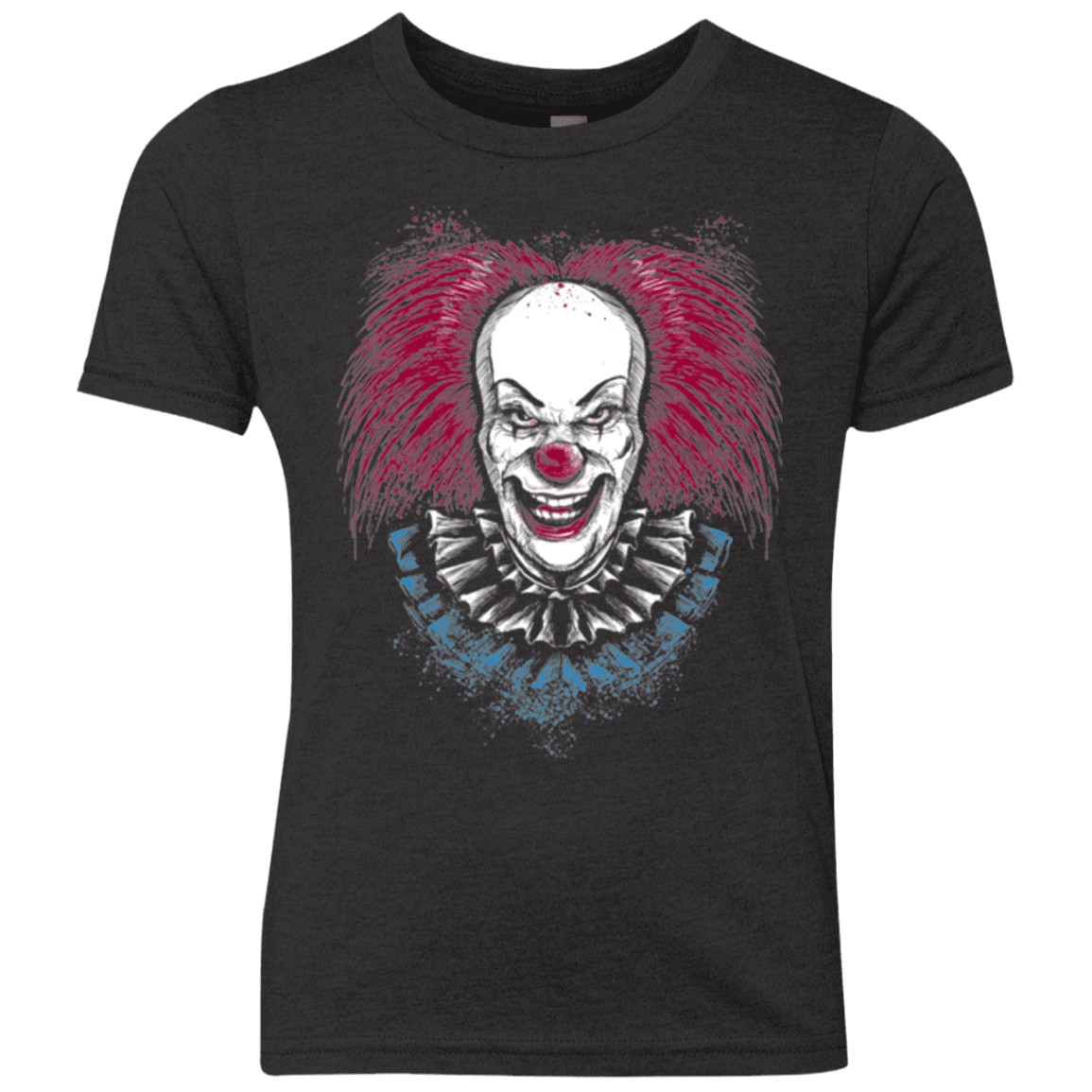 T-Shirts Vintage Black / YXS Clown Horror Youth Triblend T-Shirt