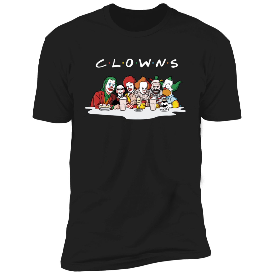 T-Shirts Black / X-Small CLOWNS Men's Premium T-Shirt