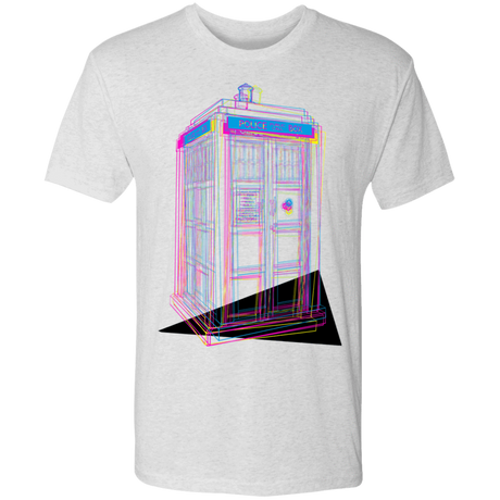 T-Shirts Heather White / S CMY Box Men's Triblend T-Shirt