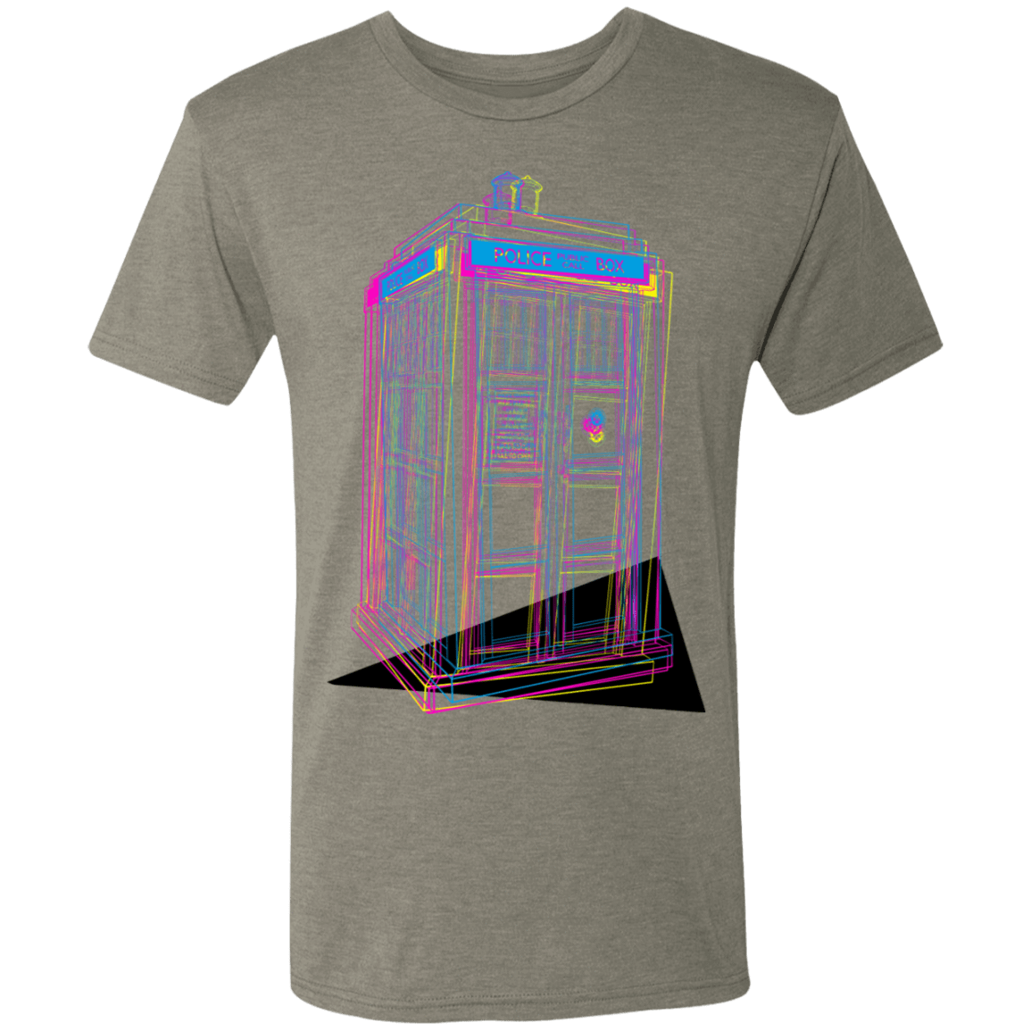 T-Shirts Venetian Grey / S CMY Box Men's Triblend T-Shirt