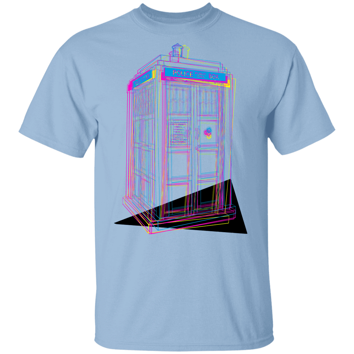 T-Shirts Light Blue / YXS CMY Box Youth T-Shirt