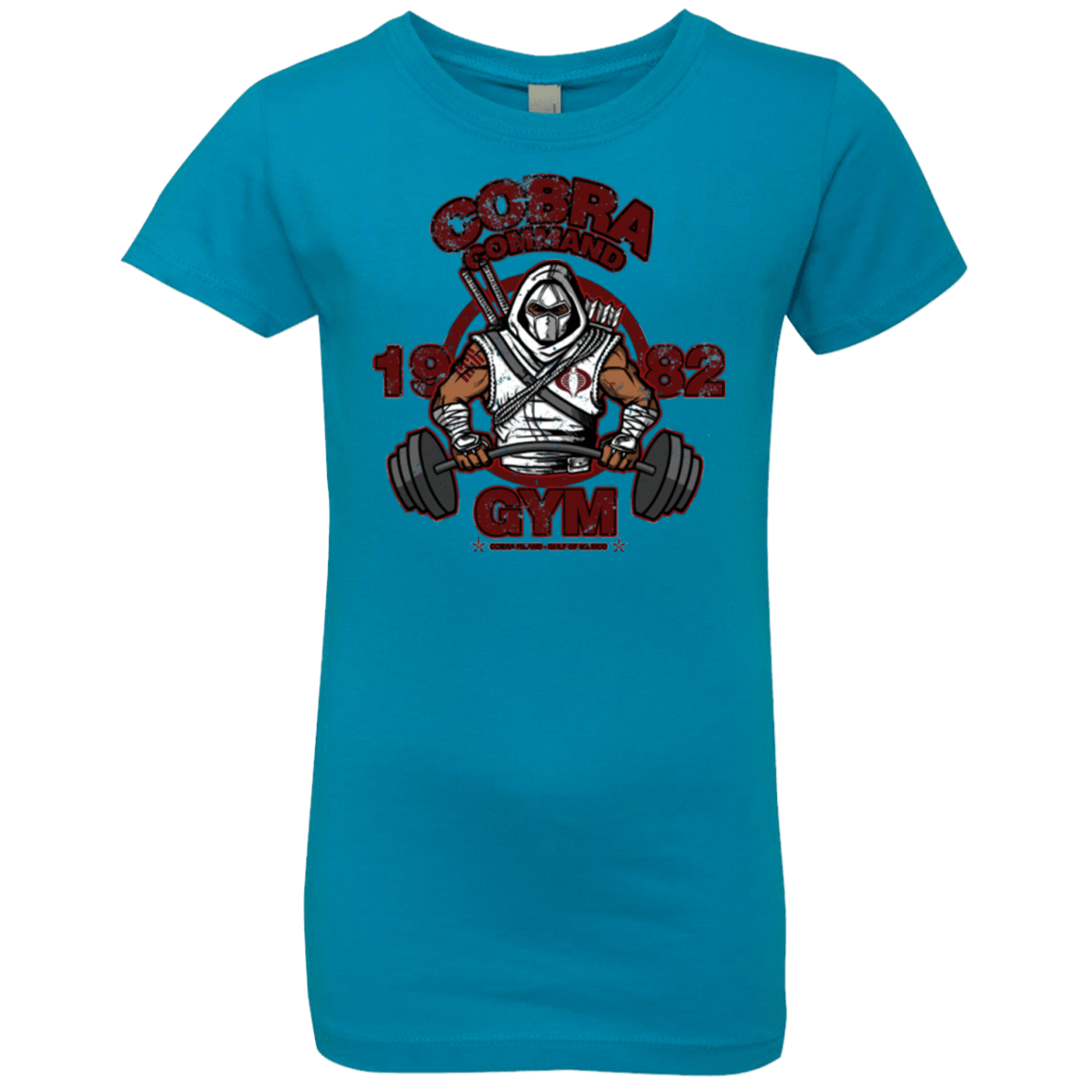 T-Shirts Turquoise / YXS Cobra Command Gym Girls Premium T-Shirt