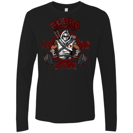 T-Shirts Black / Small Cobra Command Gym Men's Premium Long Sleeve