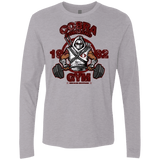 T-Shirts Heather Grey / Small Cobra Command Gym Men's Premium Long Sleeve