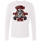T-Shirts White / Small Cobra Command Gym Men's Premium Long Sleeve