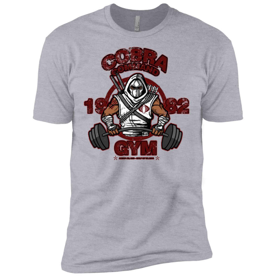 T-Shirts Heather Grey / X-Small Cobra Command Gym Men's Premium T-Shirt