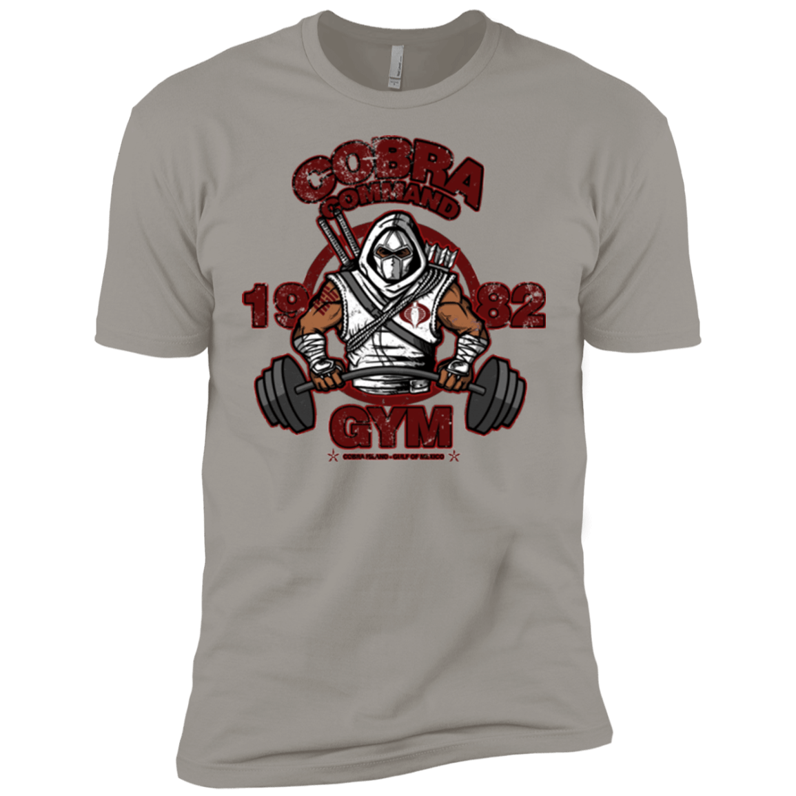 T-Shirts Light Grey / X-Small Cobra Command Gym Men's Premium T-Shirt