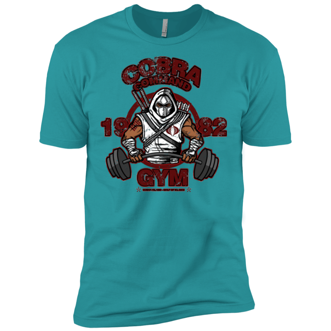 T-Shirts Tahiti Blue / X-Small Cobra Command Gym Men's Premium T-Shirt