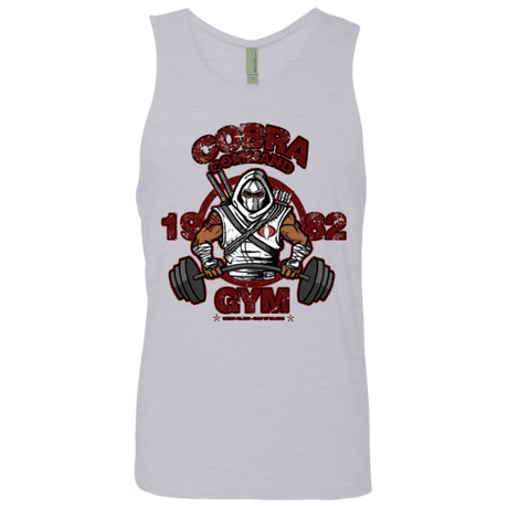 T-Shirts Heather Grey / Small Cobra Command Gym Men's Premium Tank Top