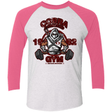 T-Shirts Heather White/Vintage Pink / X-Small Cobra Command Gym Triblend 3/4 Sleeve