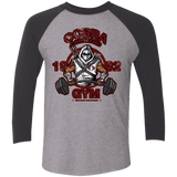T-Shirts Premium Heather/ Vintage Black / X-Small Cobra Command Gym Triblend 3/4 Sleeve