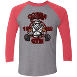 T-Shirts Premium Heather/ Vintage Red / X-Small Cobra Command Gym Triblend 3/4 Sleeve