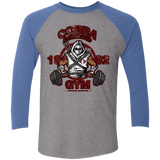 T-Shirts Premium Heather/ Vintage Royal / X-Small Cobra Command Gym Triblend 3/4 Sleeve