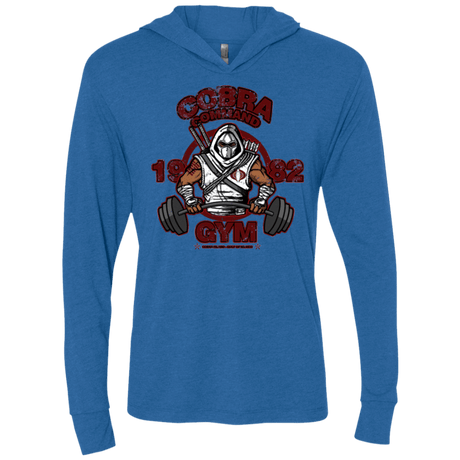 T-Shirts Vintage Royal / X-Small Cobra Command Gym Triblend Long Sleeve Hoodie Tee