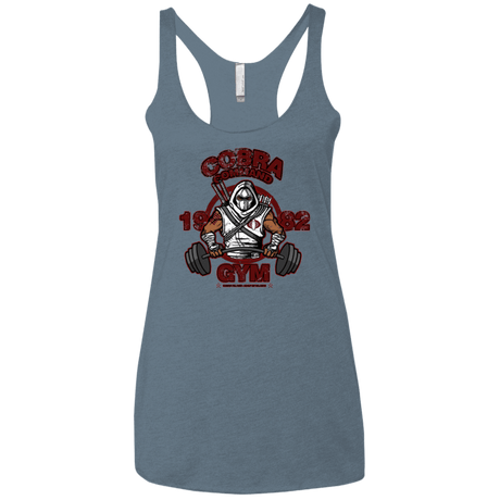 T-Shirts Indigo / X-Small Cobra Command Gym Women's Triblend Racerback Tank