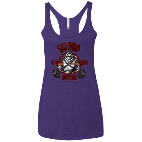 T-Shirts Purple / X-Small Cobra Command Gym Women's Triblend Racerback Tank